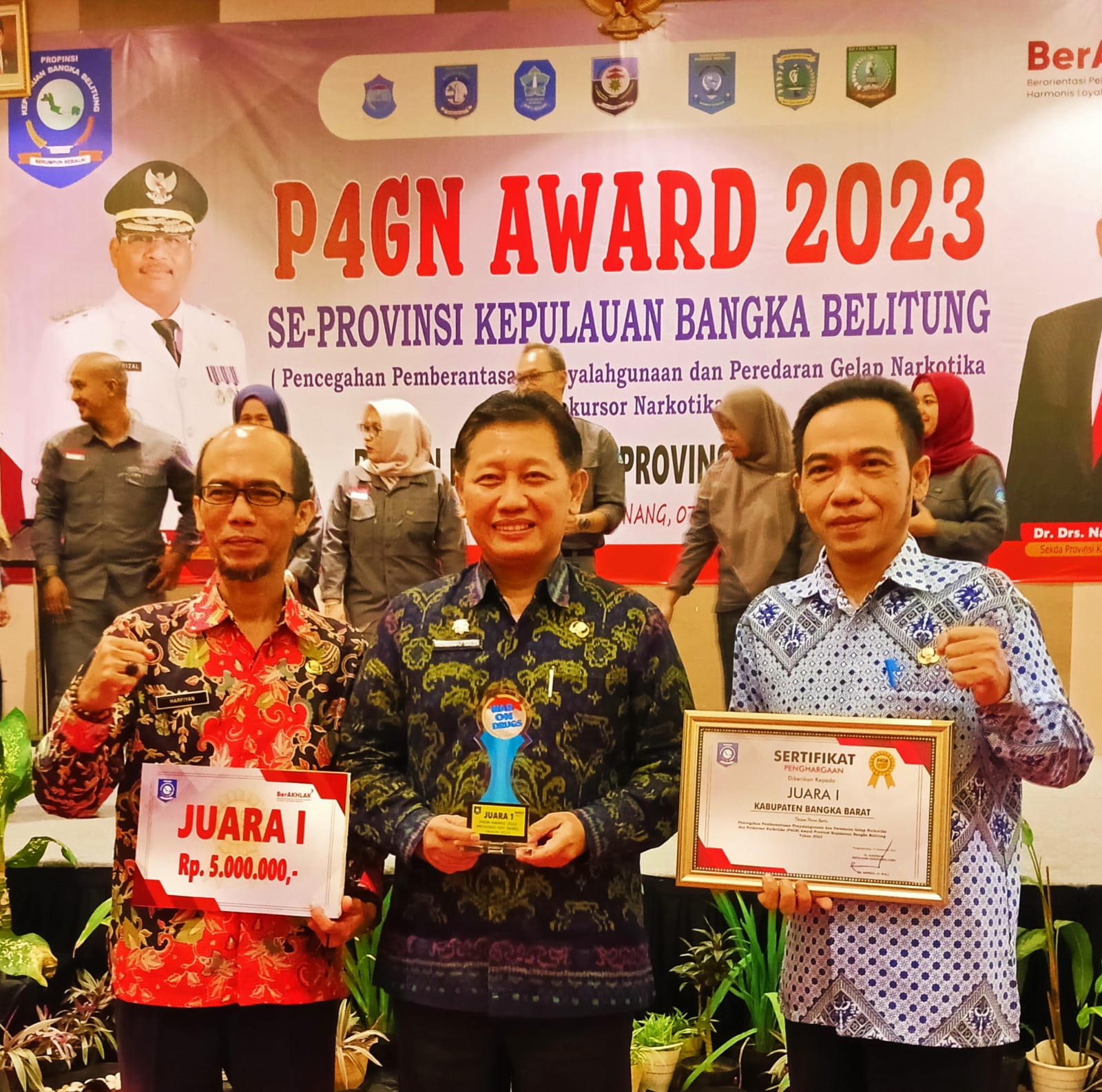 Kesbangpol Babar Kembali Meraih Juara 1 P4GN