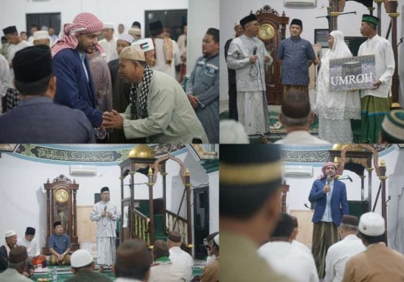 Bupati Algafry Hadiri Sajadah Fajar di Masjid Al Anshor Koba