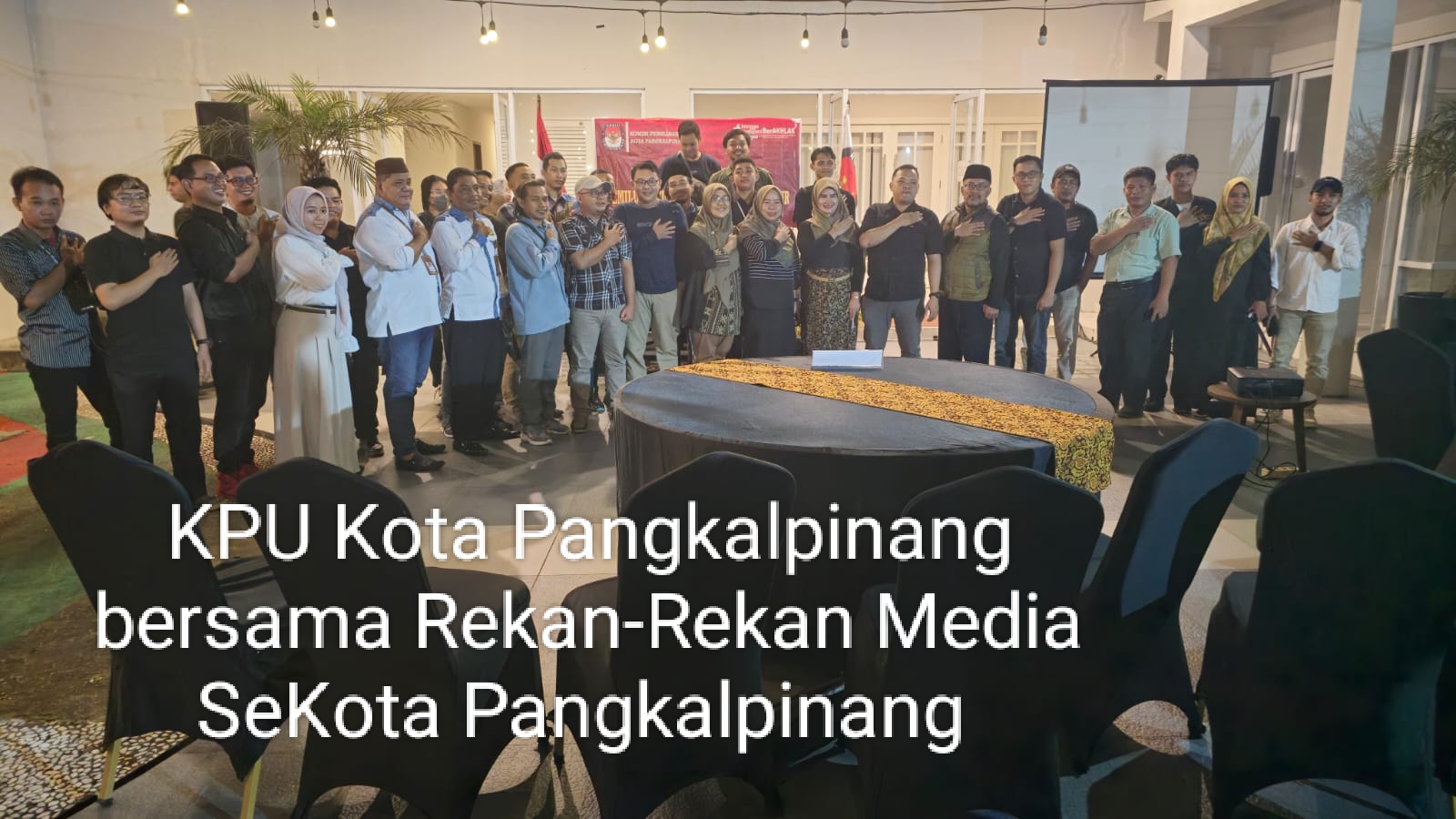 KPU Pangkalpinang Gelar Acara Diskusi Santai Bersama Media