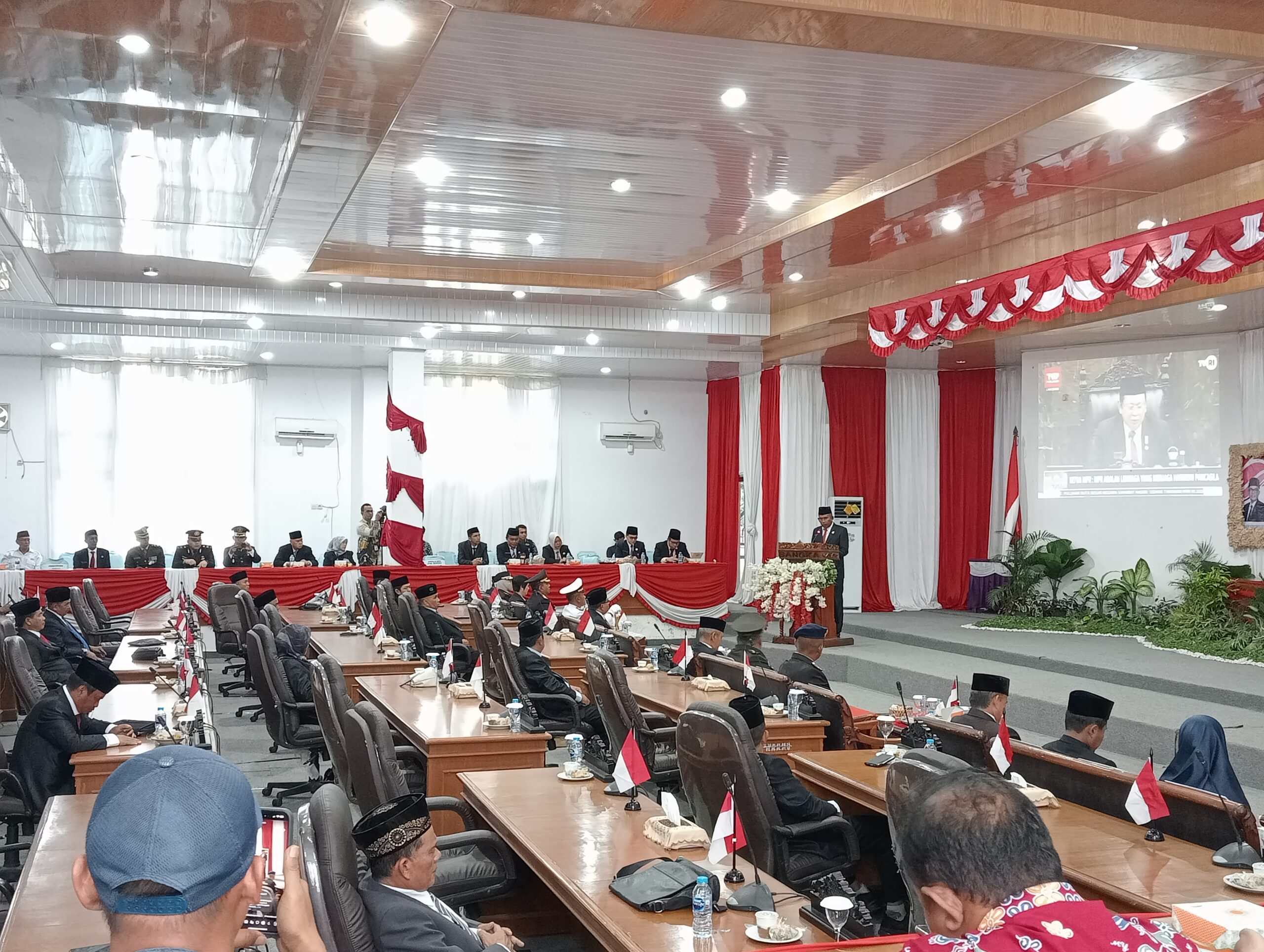 DPRD Bangka Gelar Rapat Paripurna Istimewa Mendengarkan Pidato Kenegaraan Presiden RI