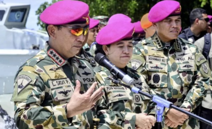 Kapolri Hadiri HUT ke-79 TNI AL