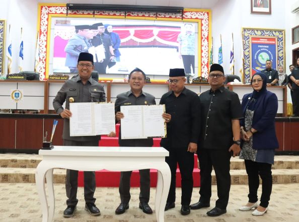 DPRD Babel Sepakati Pengambilan Keputusan Raperda RTRW Tahun 2024 – 2044