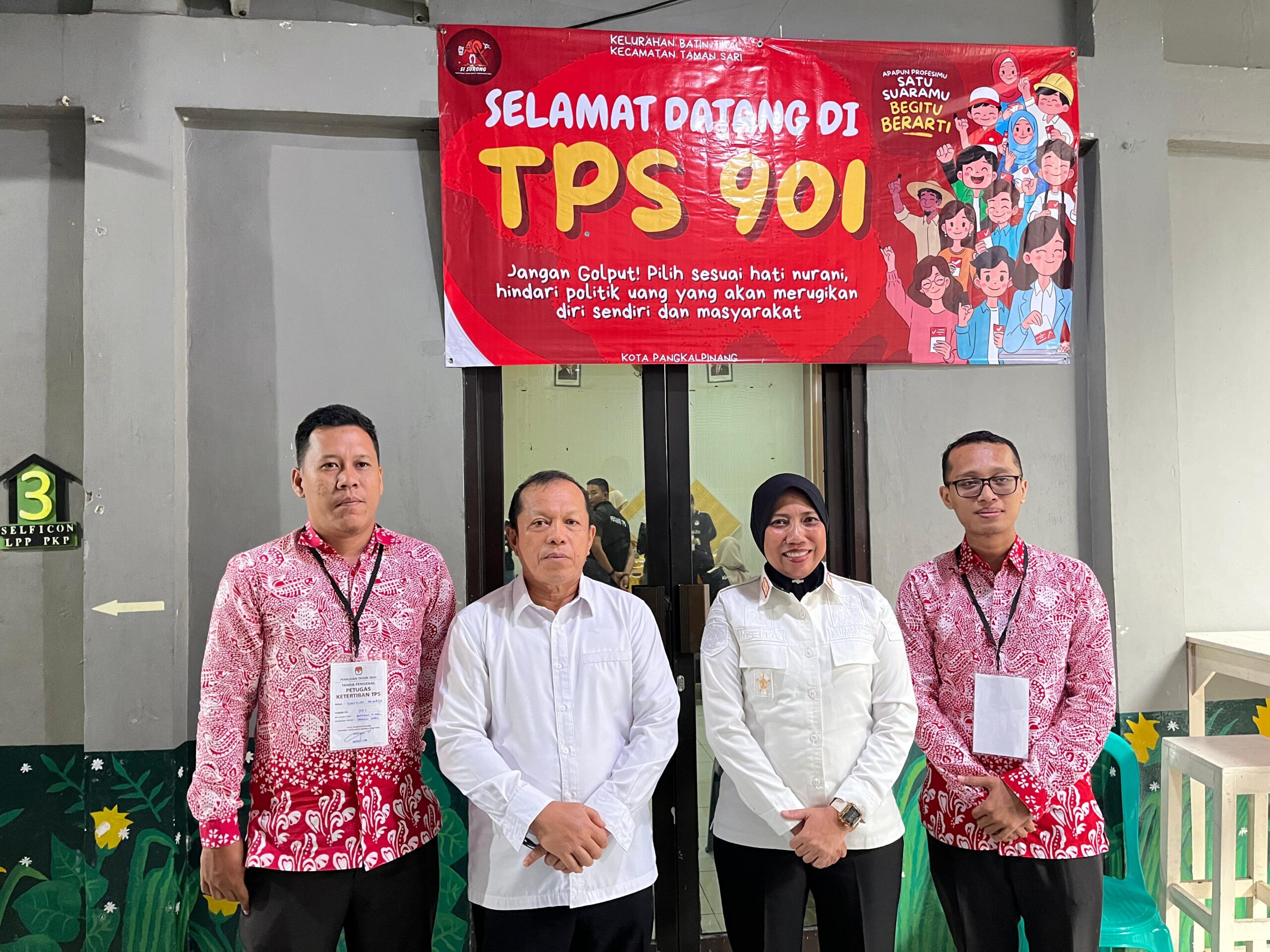 TPS 901 Lapas Perempuan Pangkalpinang Sukses laksanakan Pilkada Serentak 2024.