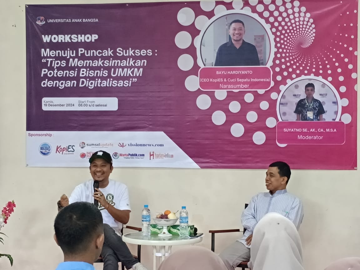 Unaba Babel Gelar Workshop Bersama CEO KopiEs