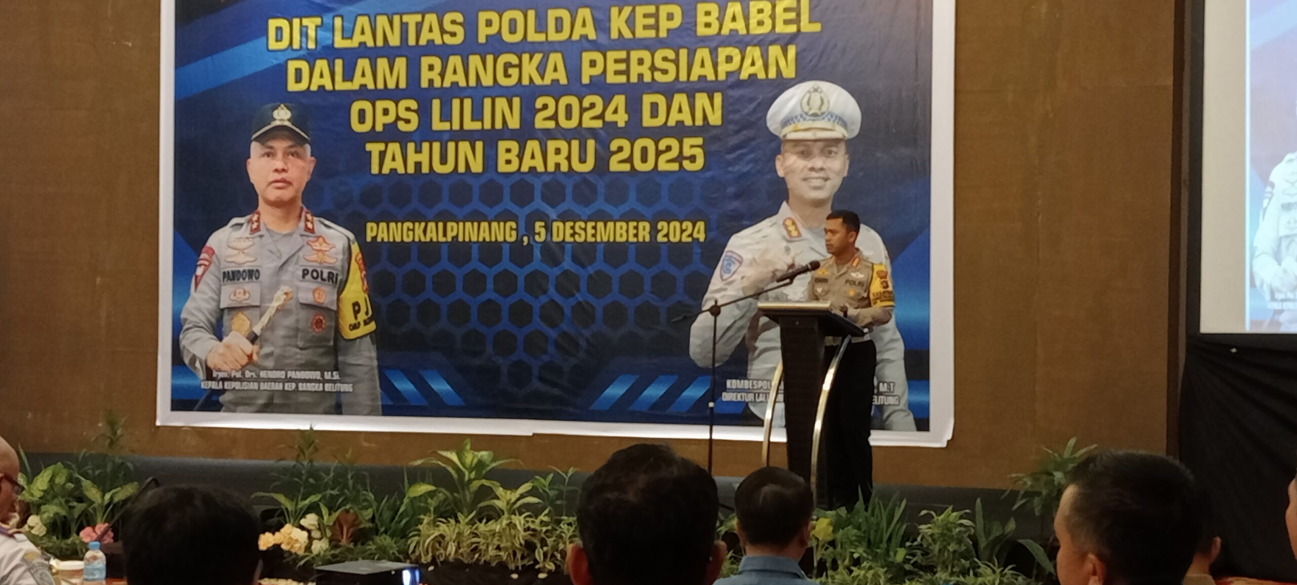 Ditlantas Polda Babel Gelar Rakor Persiapan OPS Lilin 2024 dan Tahun Baru 2025