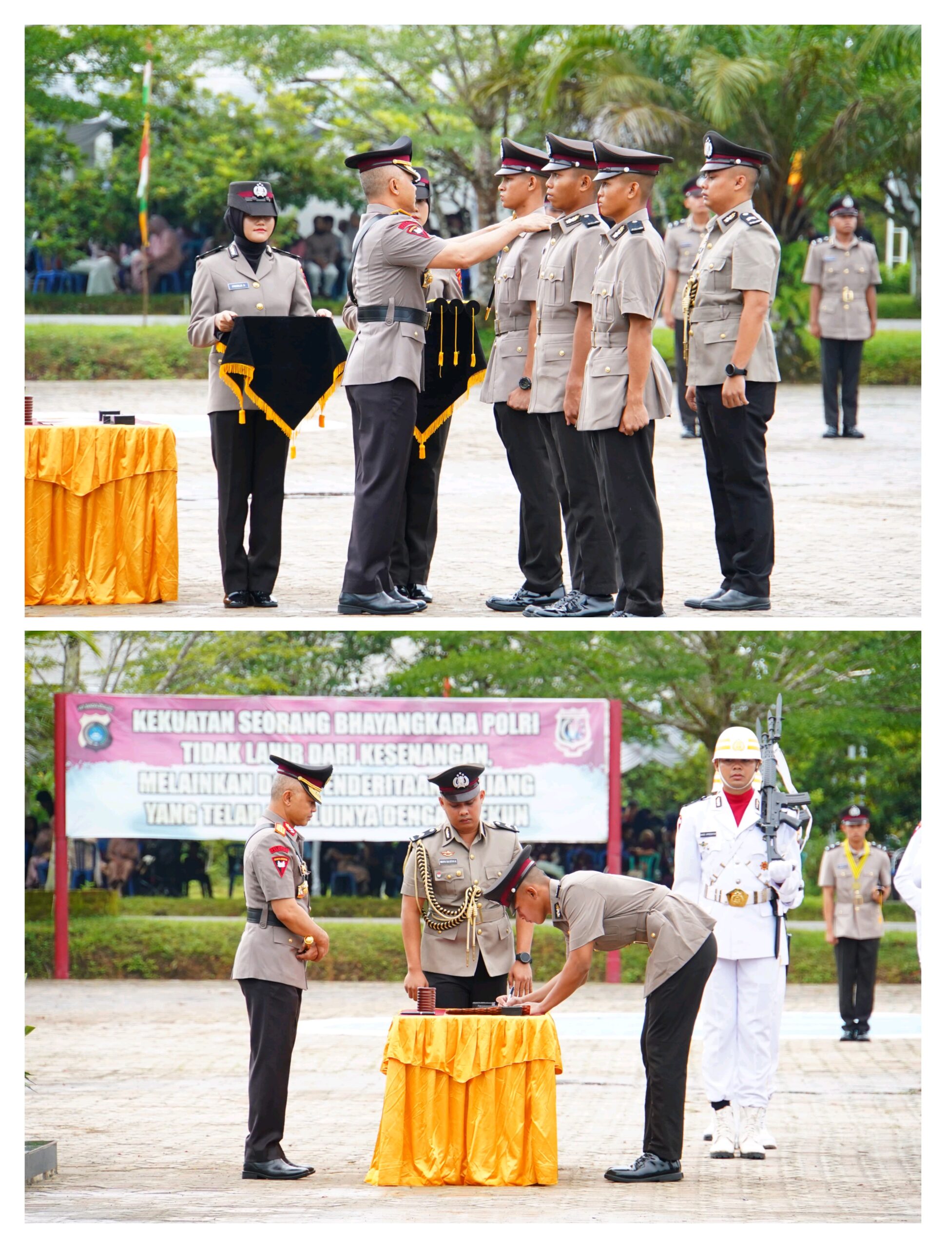 Ratusan Bintara Polri Babel Resmi Dilantik