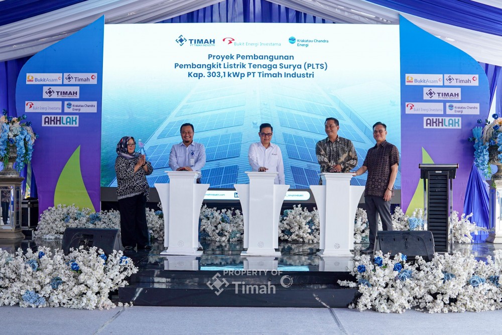 Anak Usaha PT Timah Tbk Luncurkan Proyek PLTS, Kolaborasi Energi Bersih Ala MIND ID Group