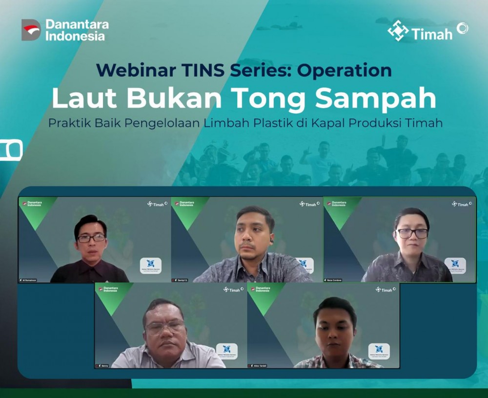 Dorong Praktik Pertambangan Laut yang  Bertanggung jawab dan Berkelanjutan, PT Timah Gelar Webinar ‘Laut Bukan Tong Sampah