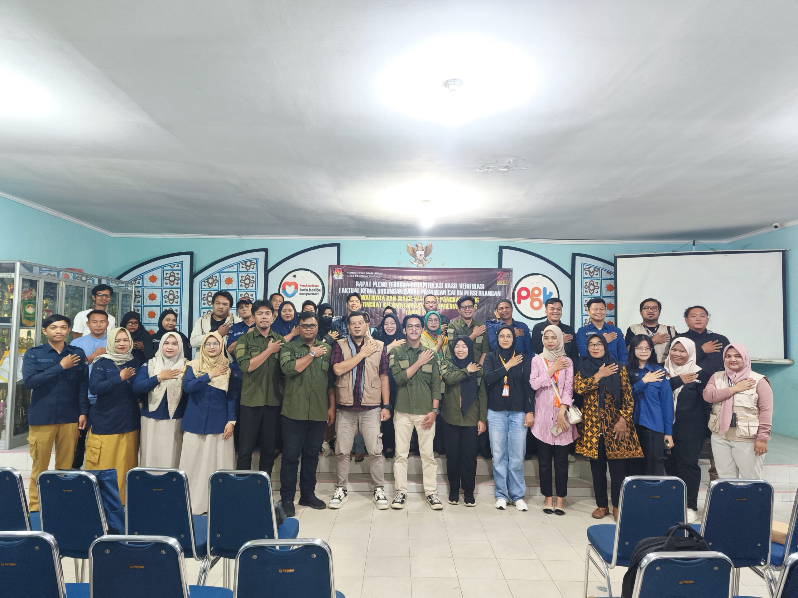 Rapat Pleno Verfak Kedua Bacalon Perorangan Tingkat Kecamatan, Jumlah MS Sebanyak 410 dan TMS Sebanyak 120
