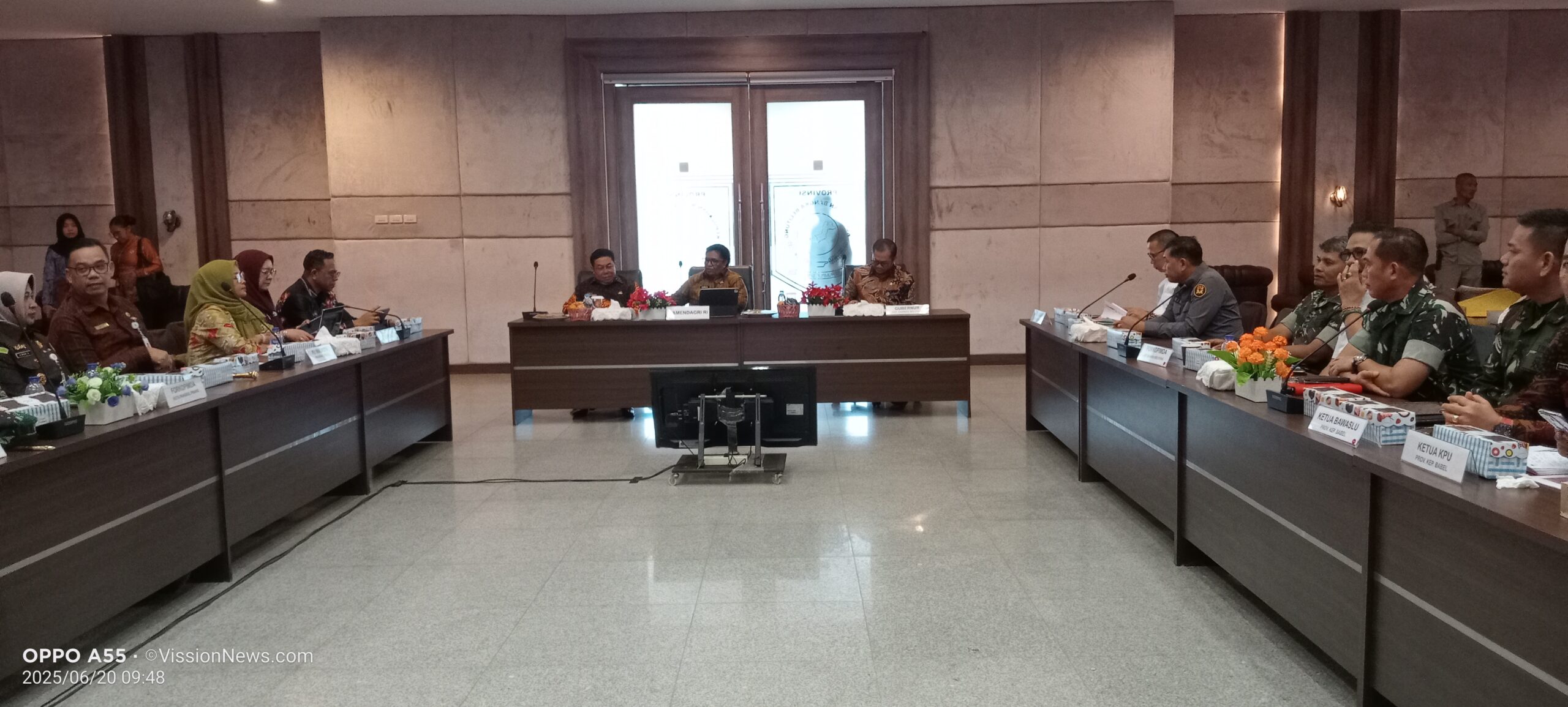 Rakor Penyelenggaraan Pilkada Ulang, Pj Wako Tegaskan ASN Jaga Netralitas dan Hasilkan Pemimpin Daerah yang Amanah