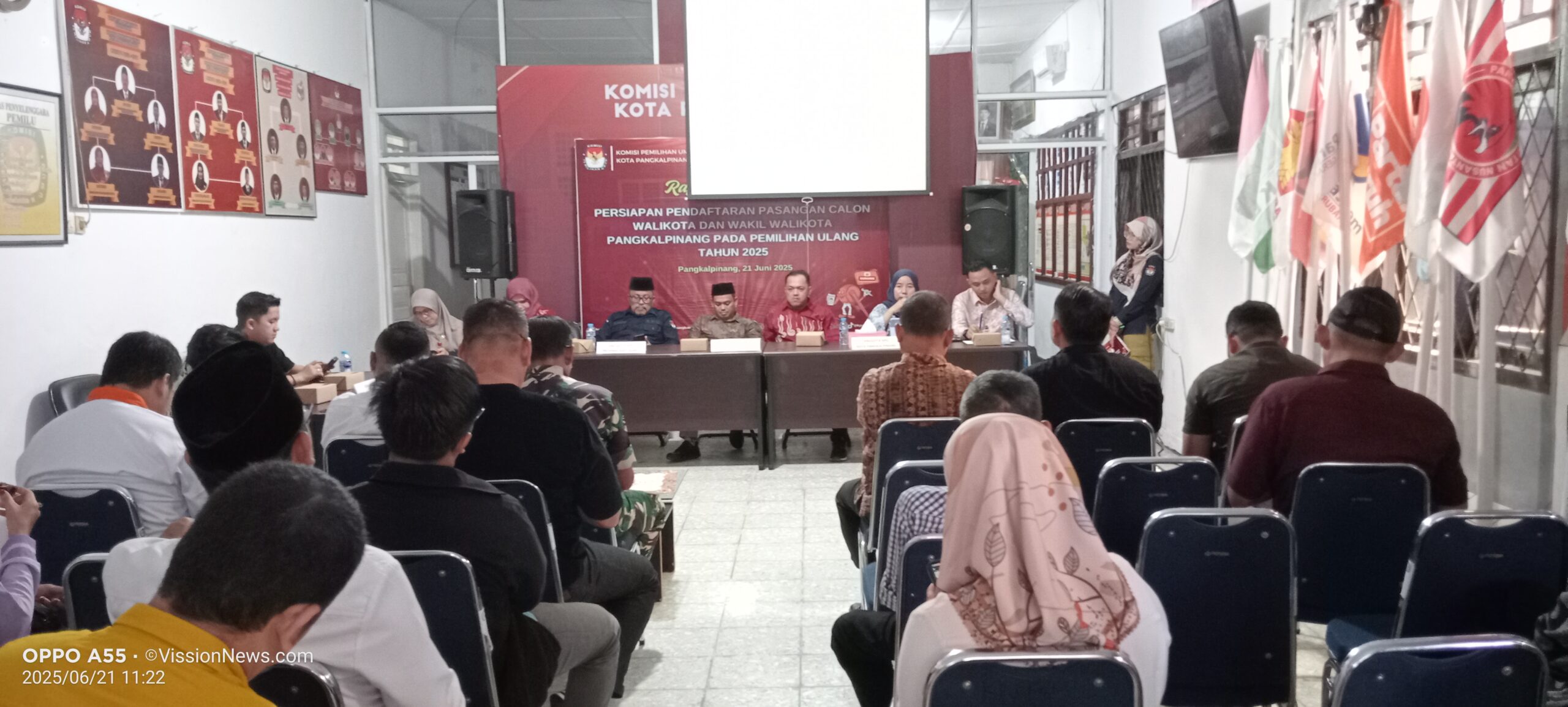 Persiapan Pendaftaran Bacalon Wako dan Wawako, Ketua KPU Kota Pangkalpinang Himbau Persiapkan Diri dan Jaga Kesehatan